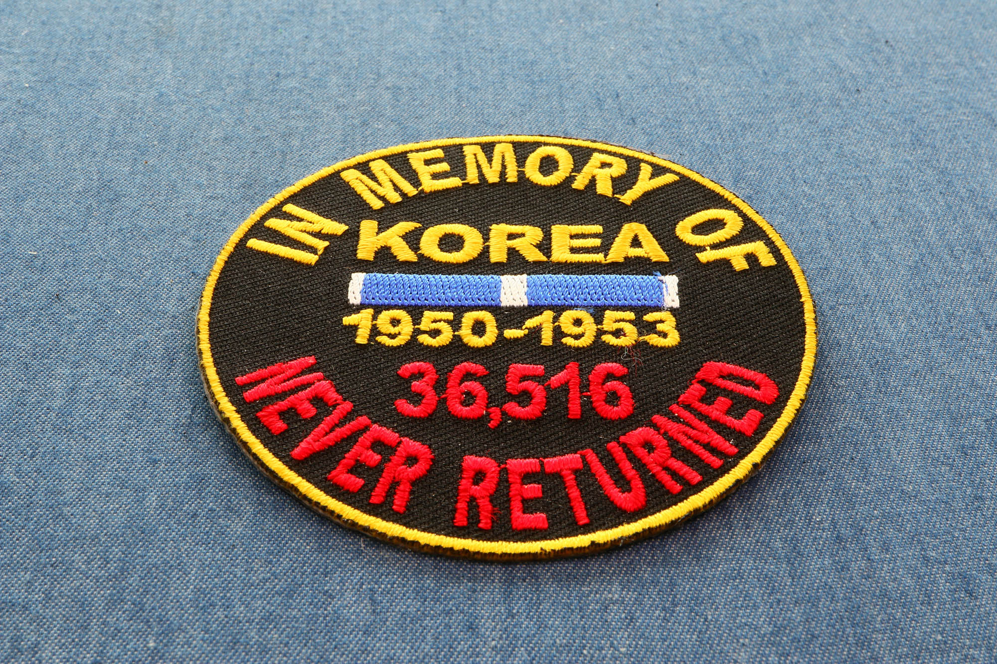 In Memory Of Korea Round Patch | US Military Veteran Patches by Ivamis ...