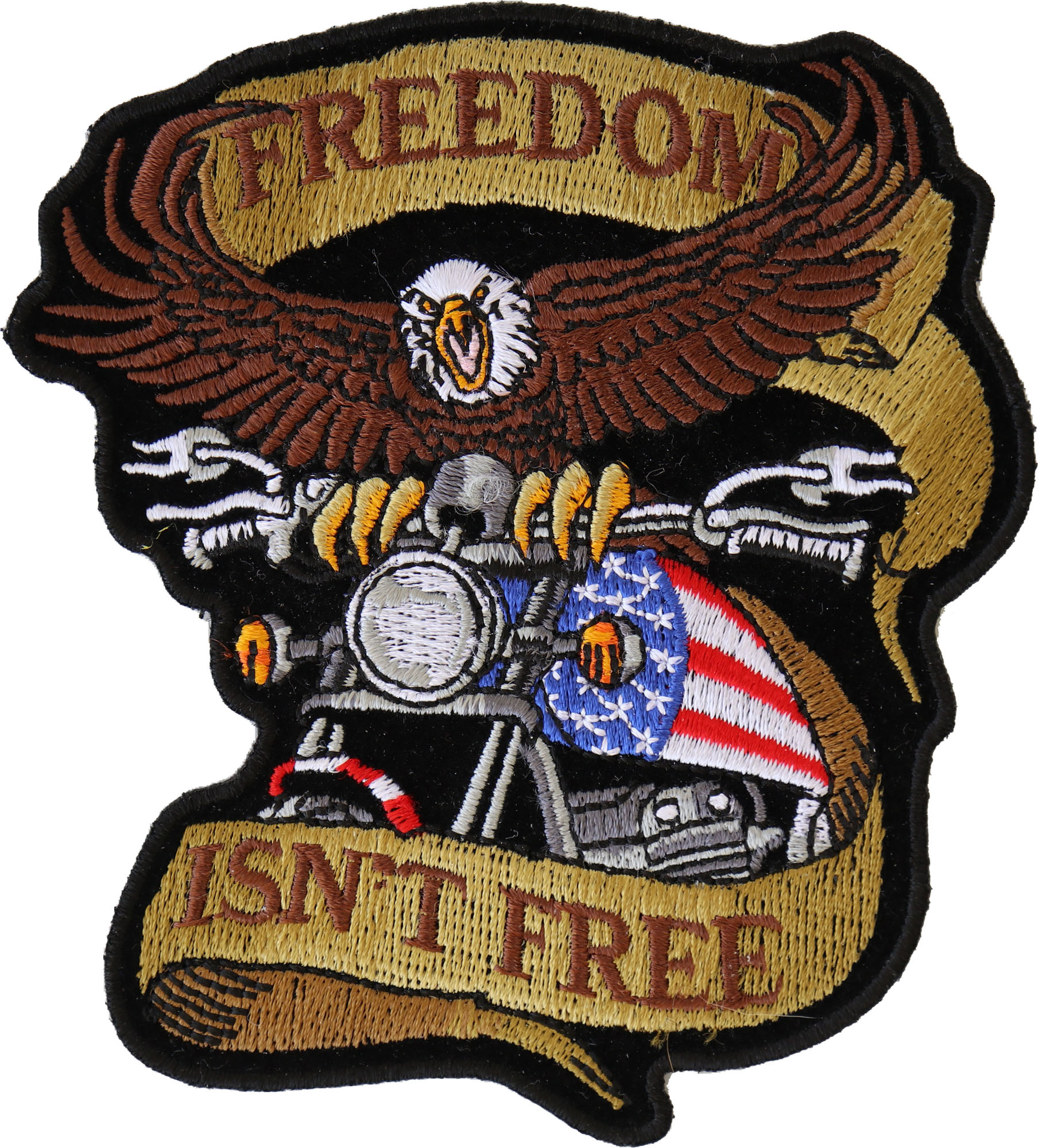 WW WOUNDED WARRIOR FREEDOM ISN'T FREE PATCH DISABLED VET WIA WOUNDED IN - Foto 4