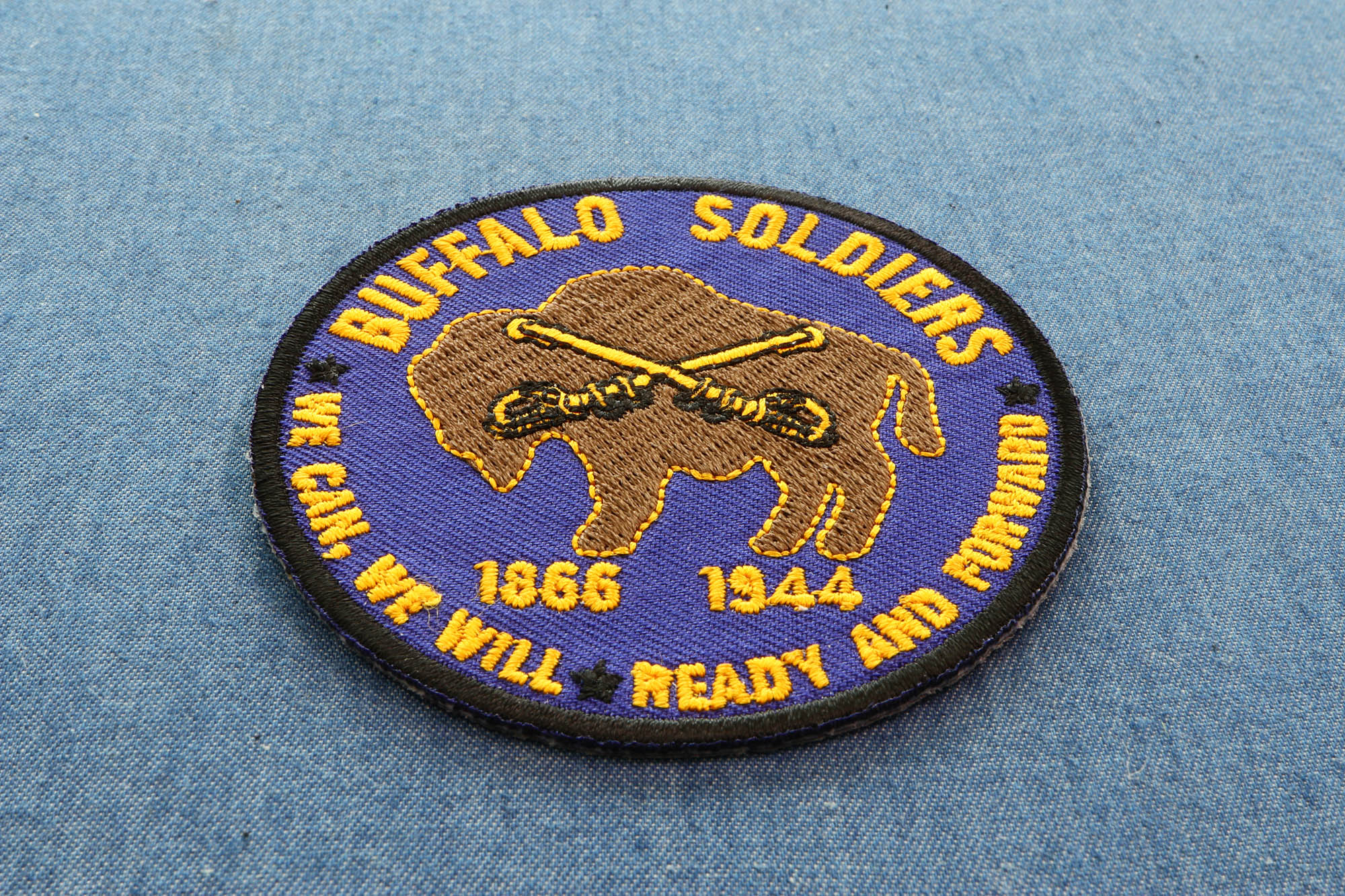 Buffalo Soldiers Patch We Can We Will Read and Forward by Ivamis Patches