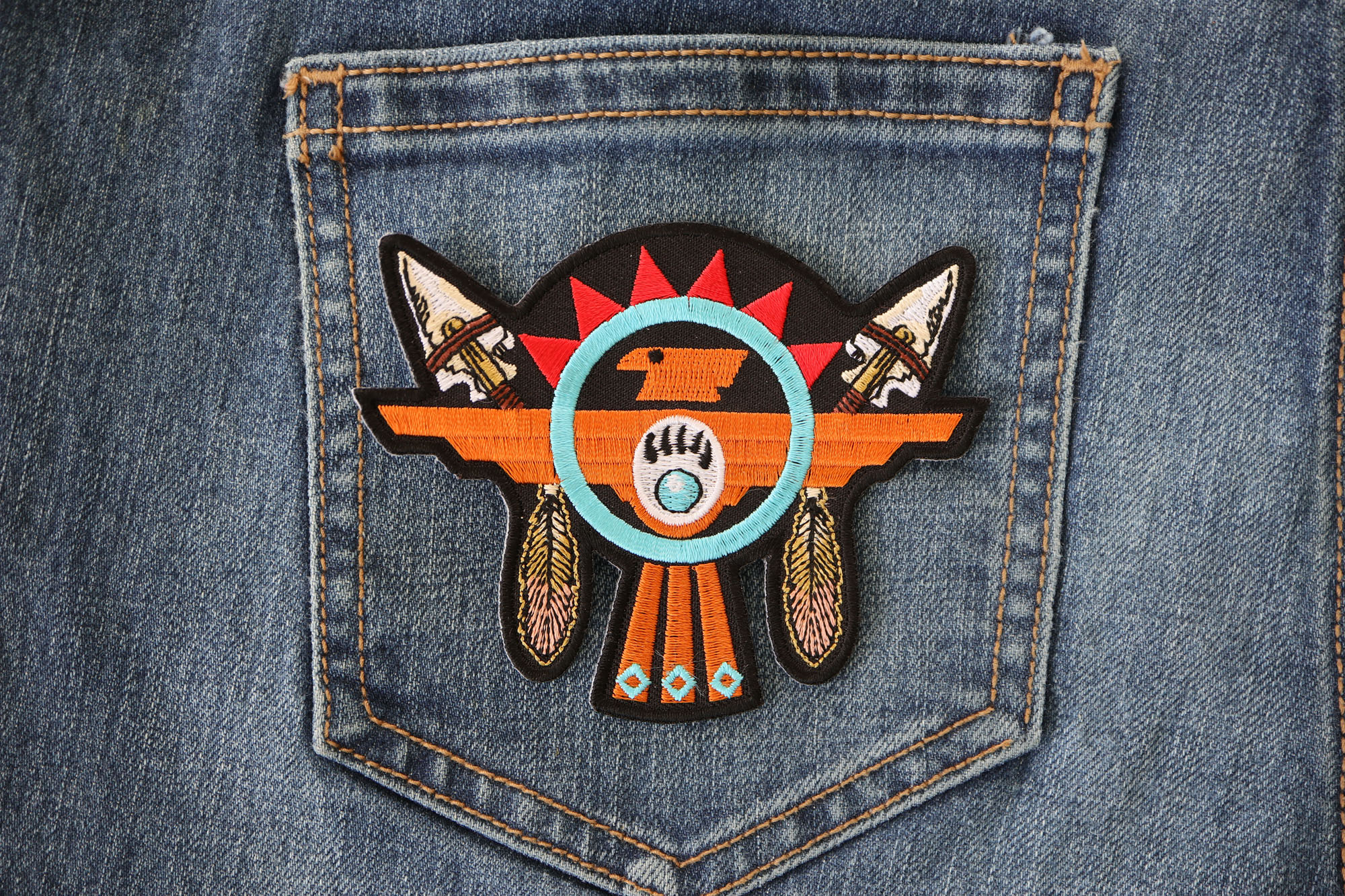 Native American Thunderbird Arrows Patch - TheCheapPlace
