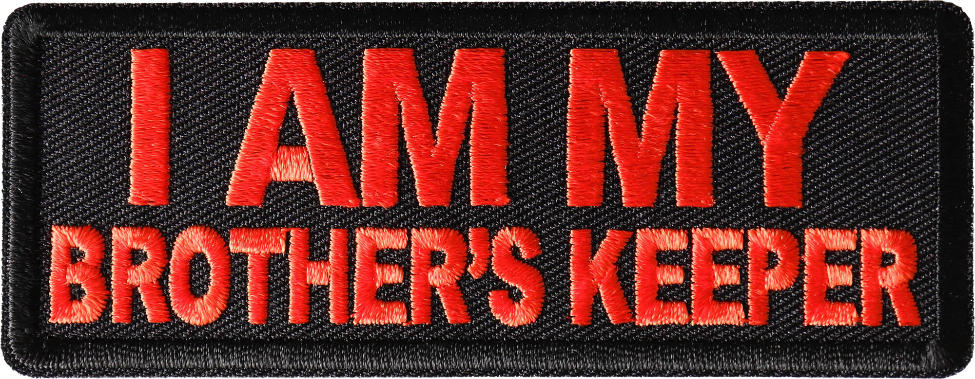 I am My Brother's Keeper Orange Patch by Ivamis Patches