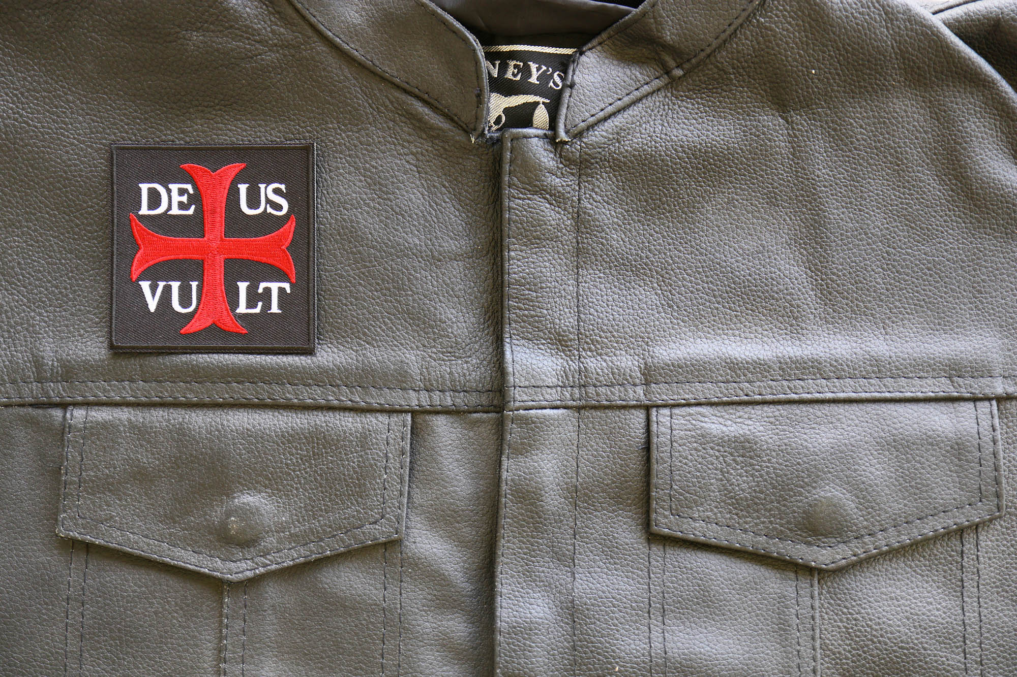 thumbnail image 2 of Deus Vult Time For Another Crusade Templar Knight Iron On Patch - MTU 2 of 6