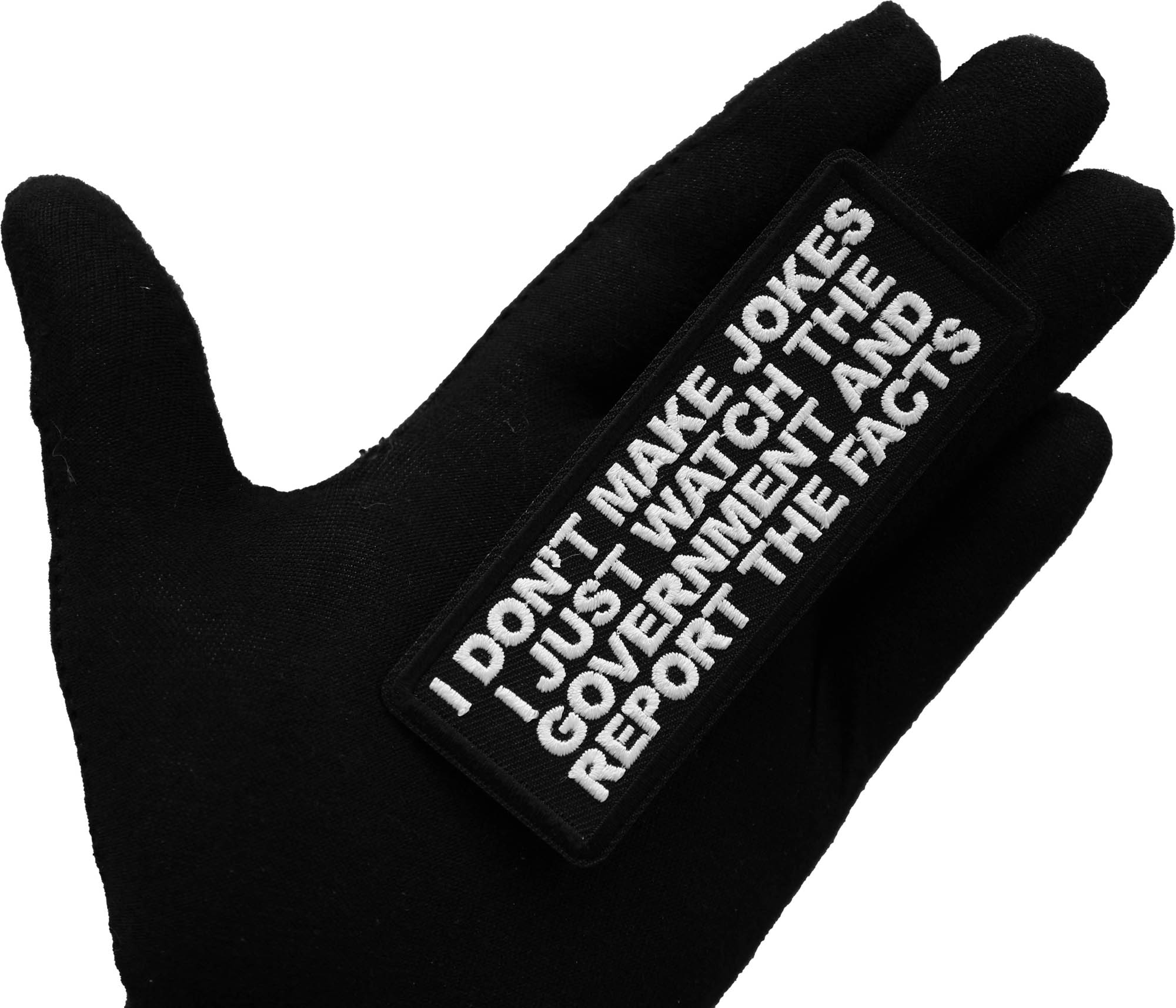 thumbnail image 2 of It Is What It Is Funny Embroidered Patch – Iron-On Sarcastic Text Patch For Jackets & Bags 2 of 4
