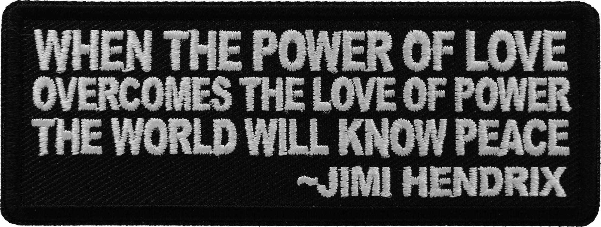 When The Power Of Love the Love of Power The World Will Know Peace Patch by Ivamis Patches