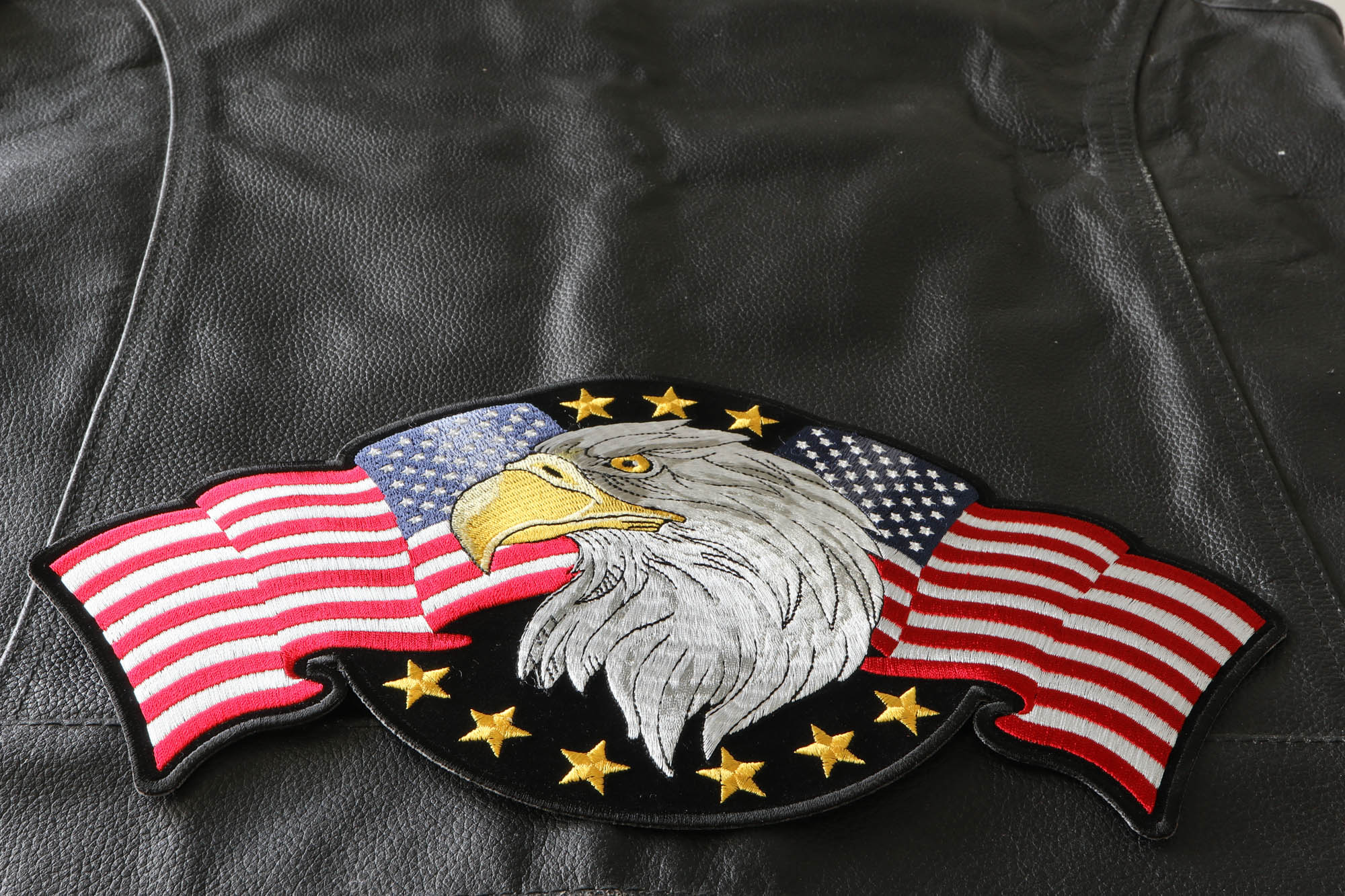 Eagle American Flags Embroidered Iron on Patch - TheCheapPlace
