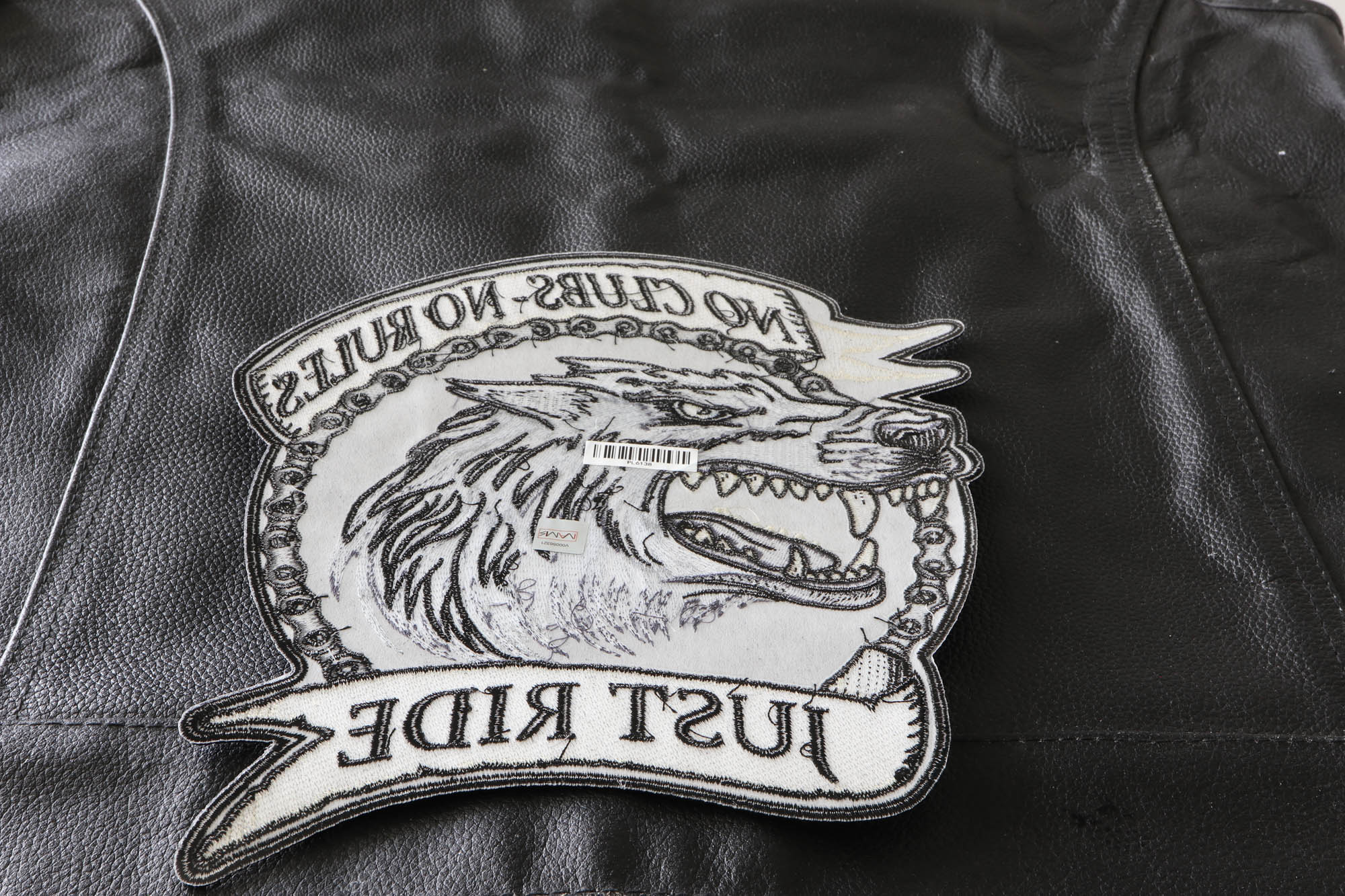 JUST RIDE Biker Patch - Iron On Embroidered No Rules Motorcycle Cruiser Applique - Austria