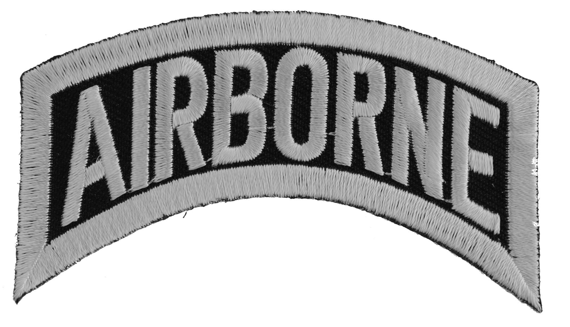 Airborne Small Rocker Patch | US Army Military Veteran Patches by ...
