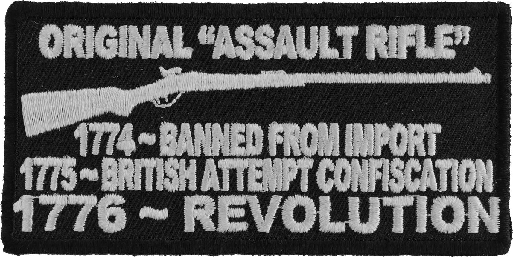 Original Assault Rifle, 1774 Banned from Import, 1775 British Attempt