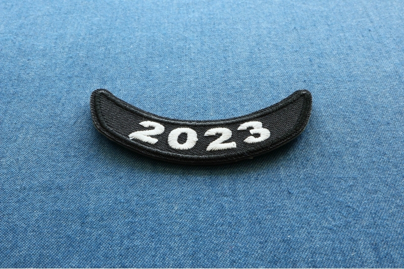 2023 Year Patch Lower Rocker White