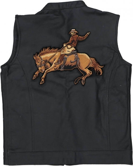 Cowboy on Horse Large Jacket Patch Cowboy on Horse Large Jacket Patch