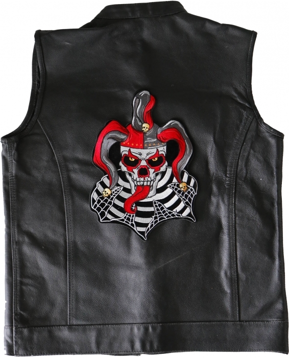 Jester Skull Large Back Patch Jester Skull Large Back Patch
