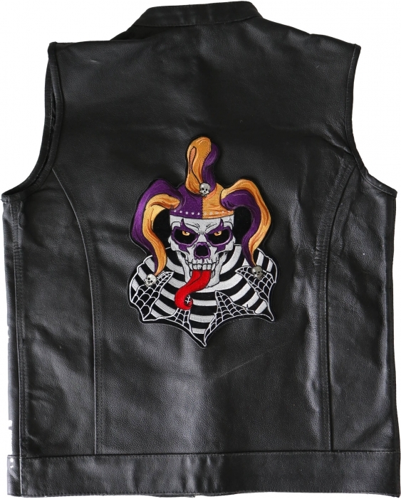 Jester Clown Skull Large Patch Jester Clown Skull Large Patch