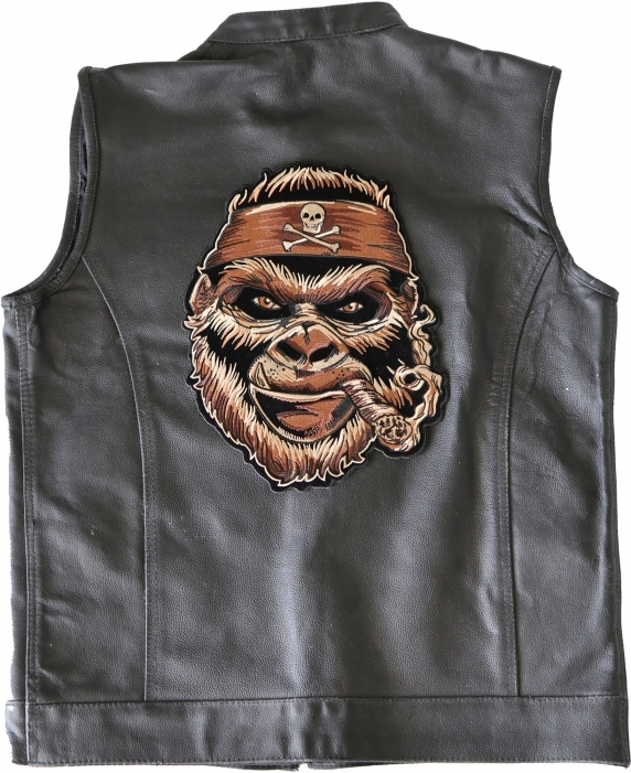 Ape Smoking Cigar Large Back Patch Ape Smoking Cigar Large Back Patch