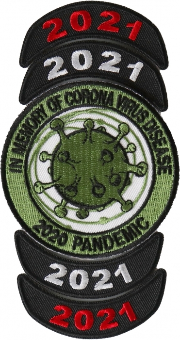 You can stack these iron on year patches around a 3 inch patch You can stack these iron on year patches around a 3 inch patch