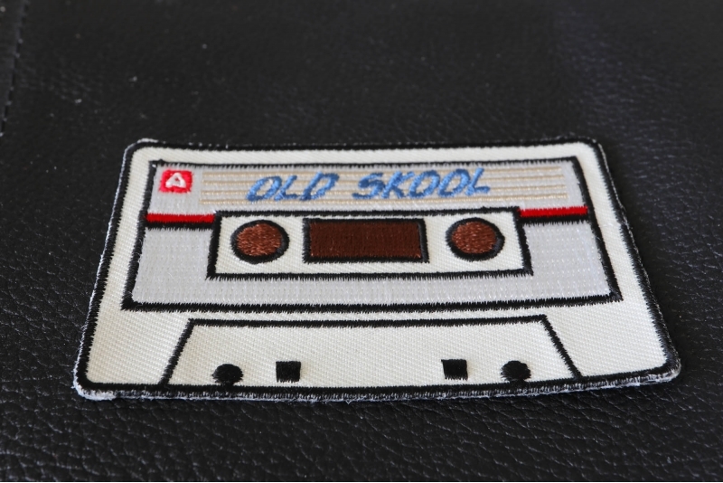 Old Skool Radio Cassette Novelty Iron on Patch Old Skool Radio Cassette Novelty Iron on Patch