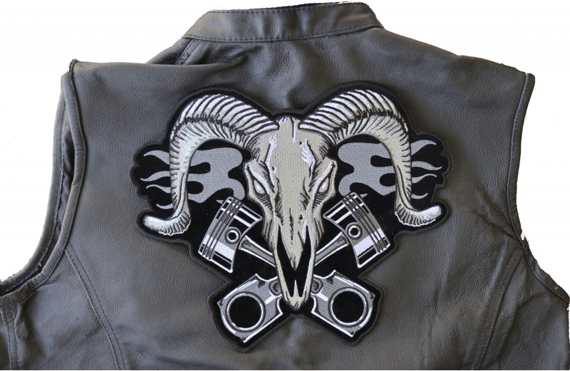 Ram with Pistons Large Back Patch Ram with Pistons Large Back Patch