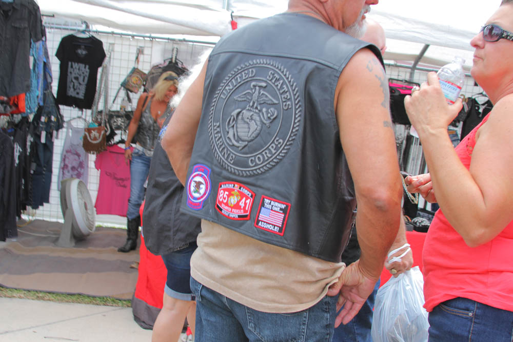 Bikers and their Patches: Photos From Leesburg Bike Fest 2016