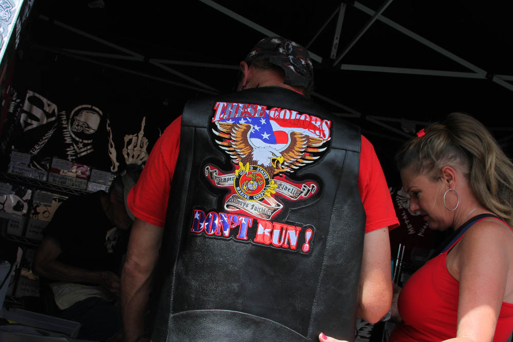 Bikers and their Patches: Photos From Leesburg Bike Fest 2016