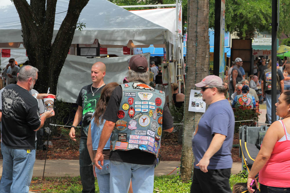 Bikers and their Patches: Photos From Leesburg Bike Fest 2016