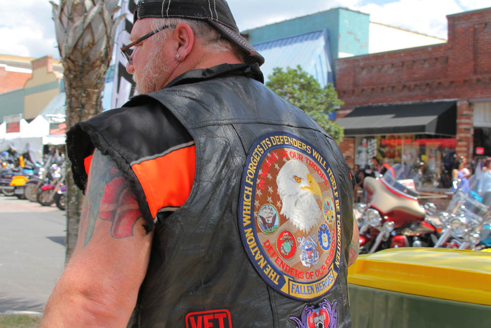 Bikers and their Patches: Photos From Leesburg Bike Fest 2016