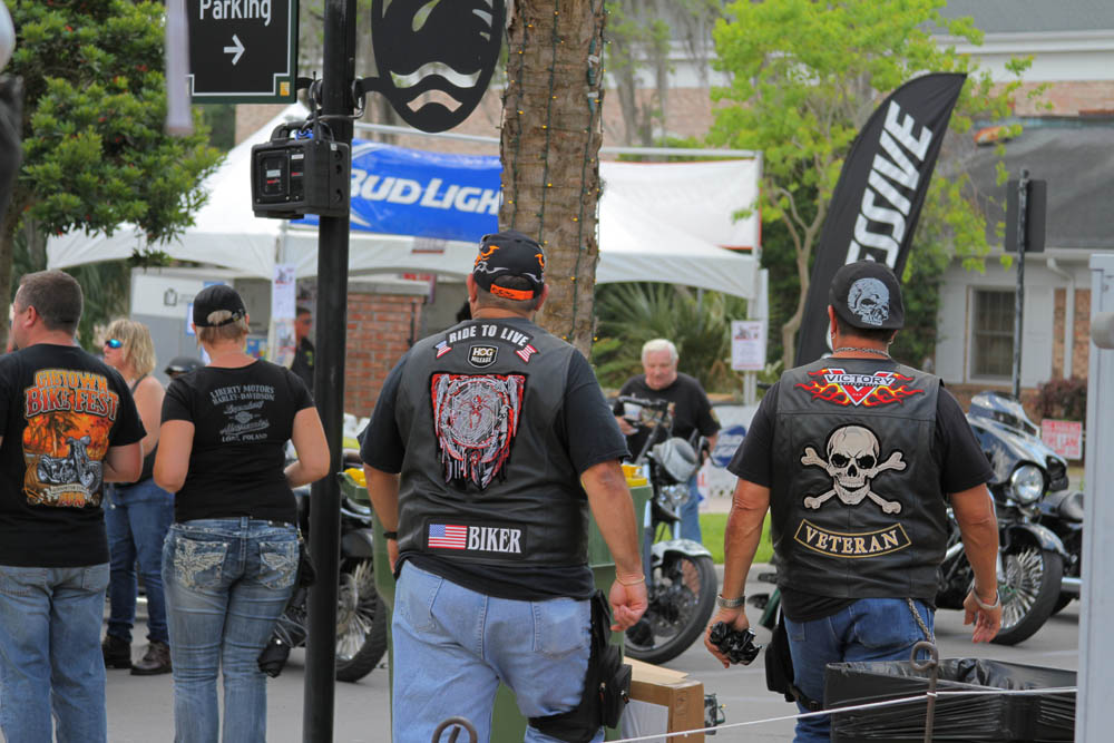 Bikers and their Patches: Photos From Leesburg Bike Fest 2016