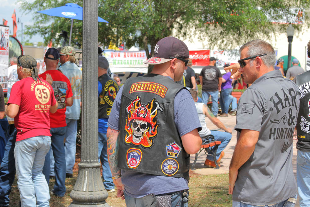 Bikers and their Patches: Photos From Leesburg Bike Fest 2016