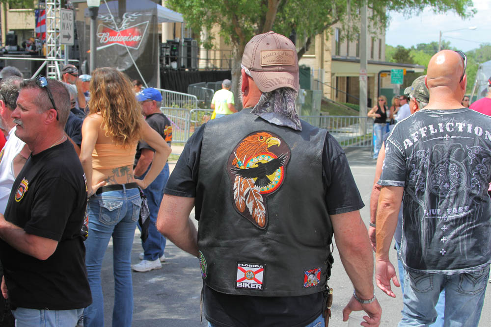 Bikers and their Patches: Photos From Leesburg Bike Fest 2016