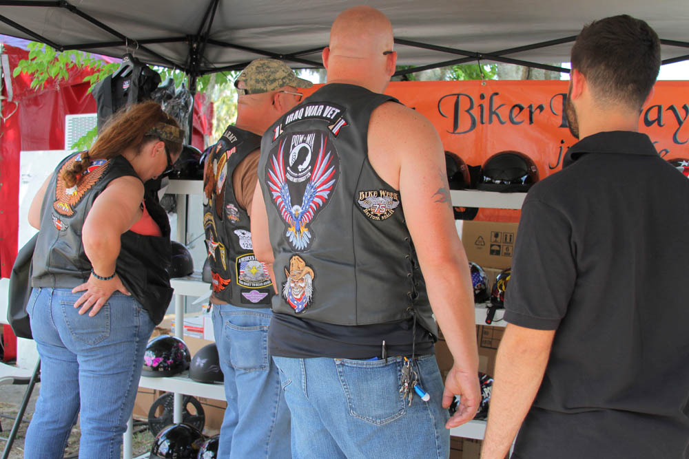 Bikers and their Patches: Photos From Leesburg Bike Fest 2016