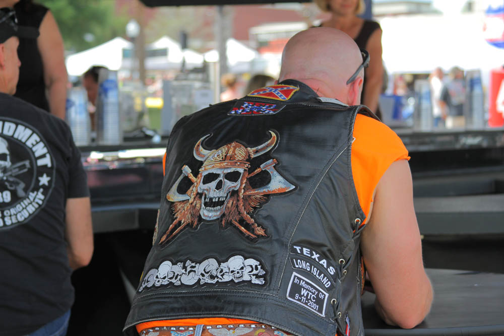 Bikers and their Patches: Photos From Leesburg Bike Fest 2016