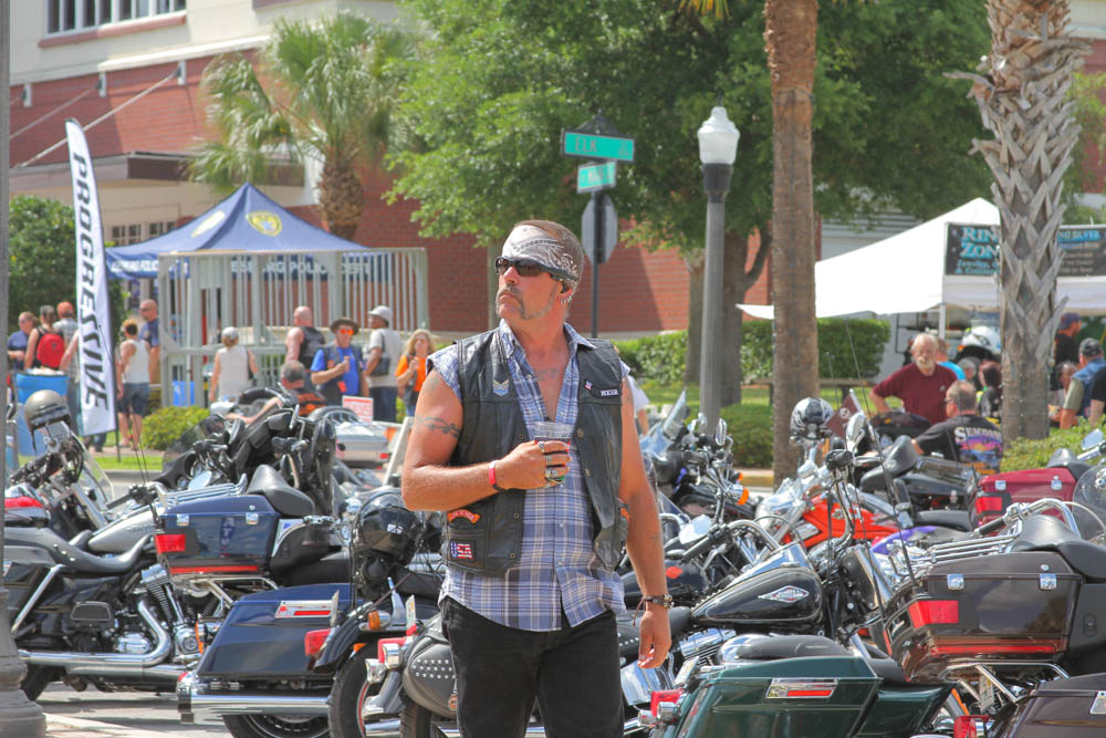 Bikers and their Patches: Photos From Leesburg Bike Fest 2016