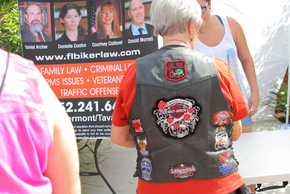 Bikers and their Patches: Photos From Leesburg Bike Fest 2016