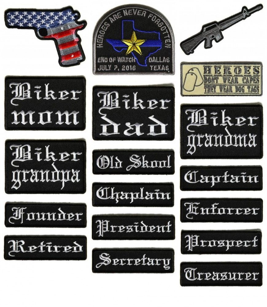 new biker patches