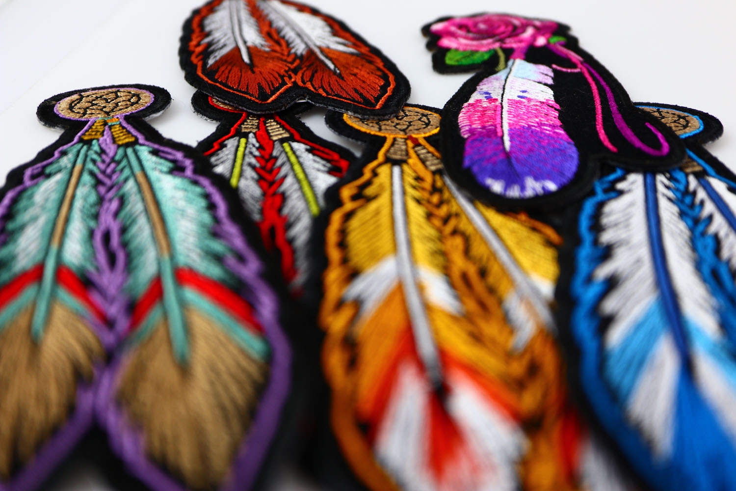Feather Patches all together
