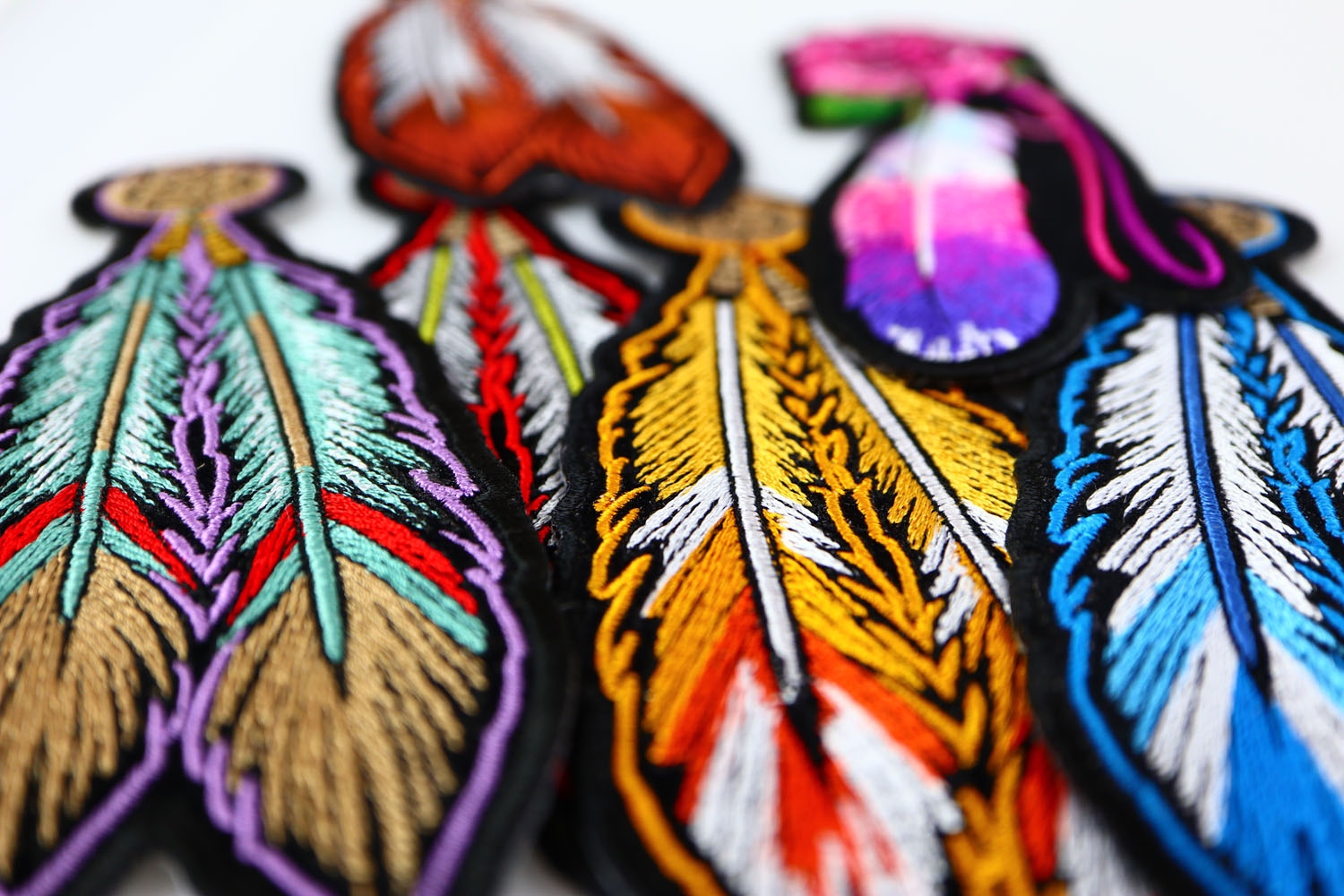 Feather Patches all together