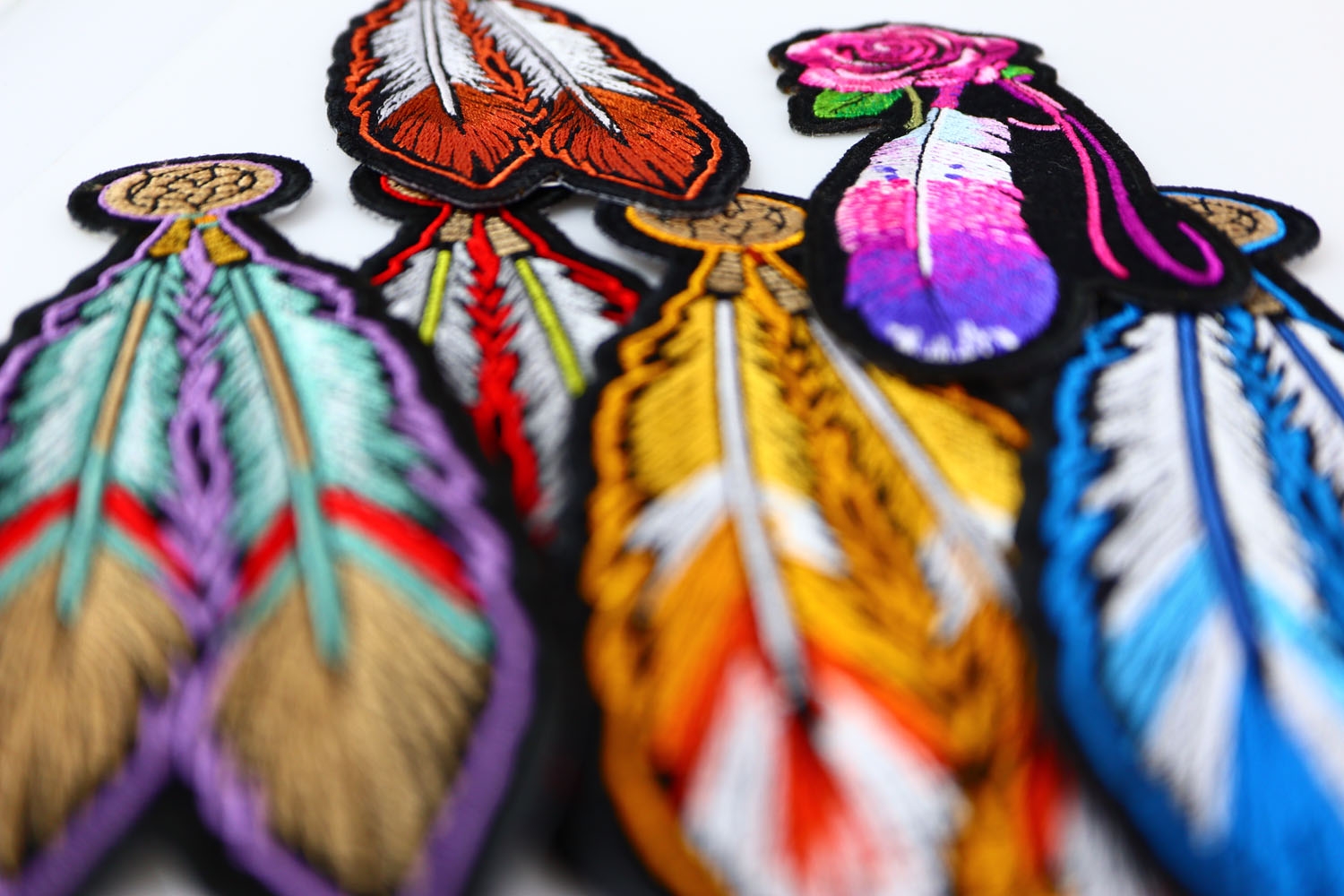 Feather Patches all together
