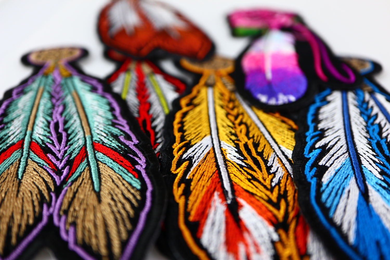 Feather Patches all together