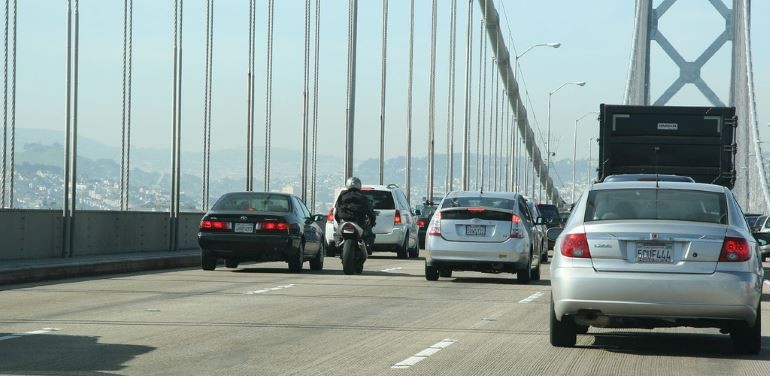 motorcycle lane splitting