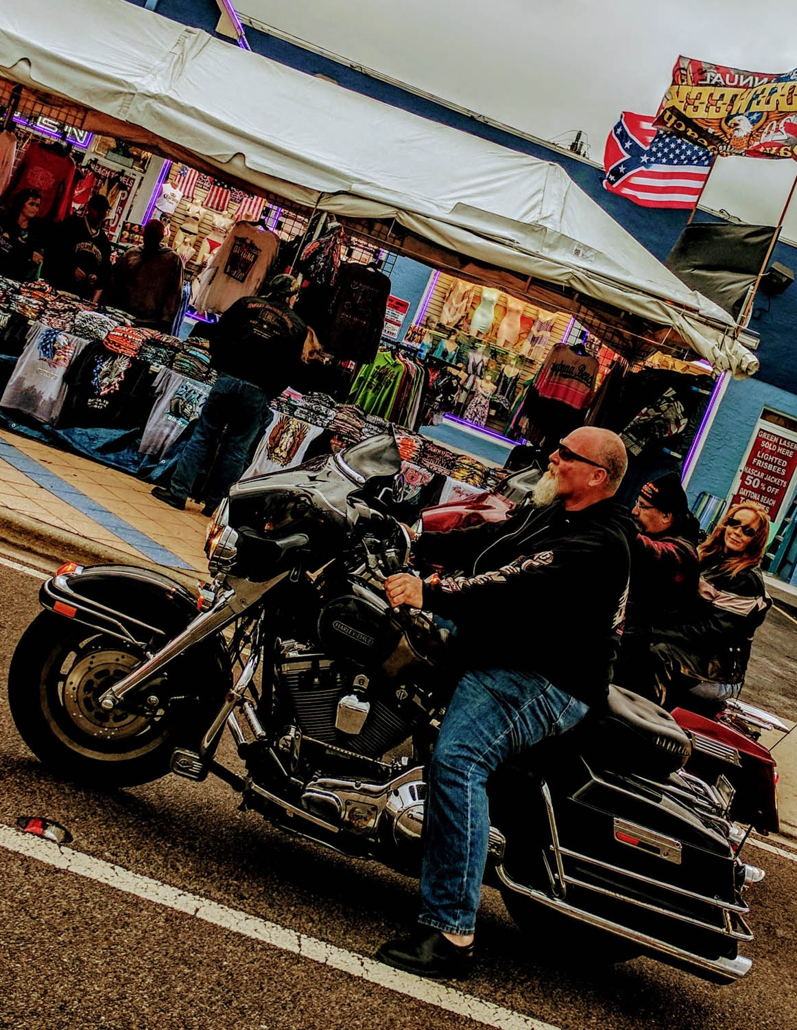 Rainy Sunday and Monday at Daytona Bike Week