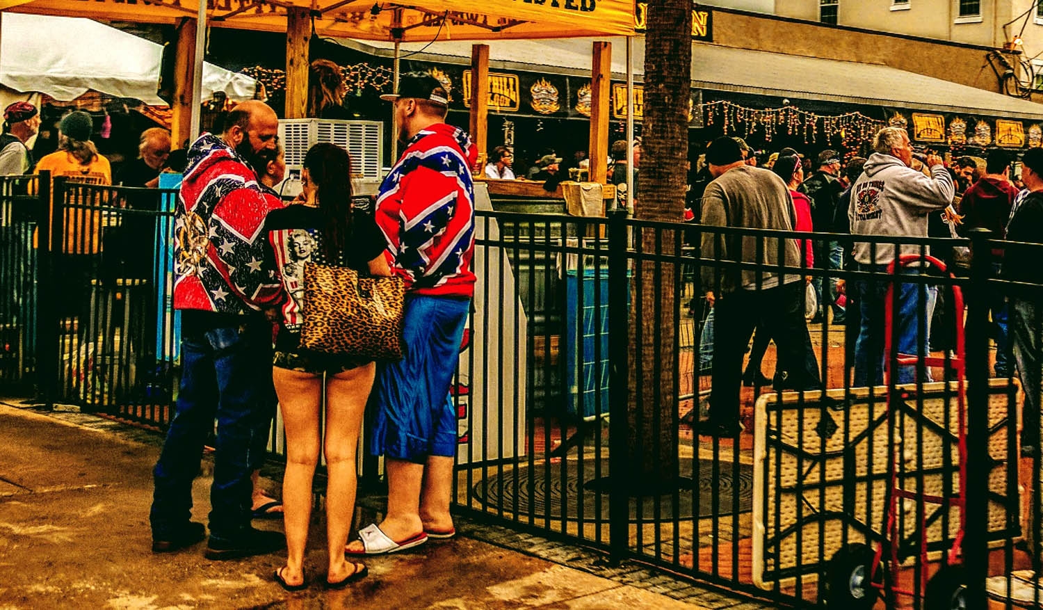Rainy Sunday and Monday at Daytona Bike Week