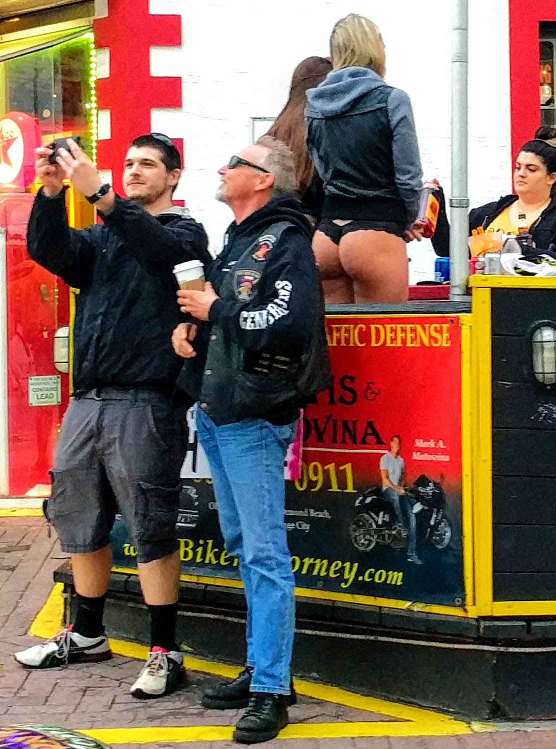 Rainy Sunday and Monday at Daytona Bike Week
