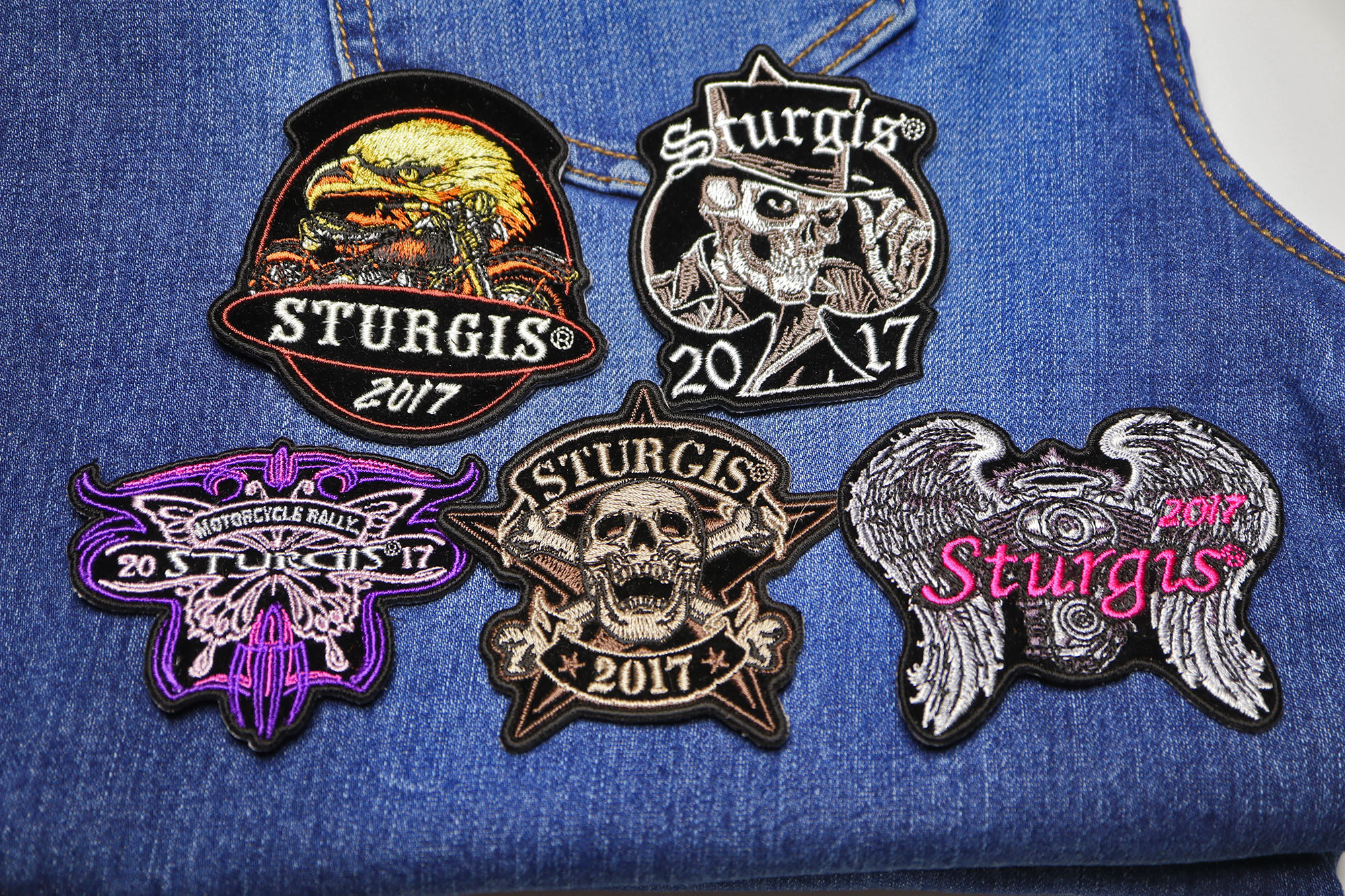 Sturgis 2017 Past Rally Patches Available While Stocks Last