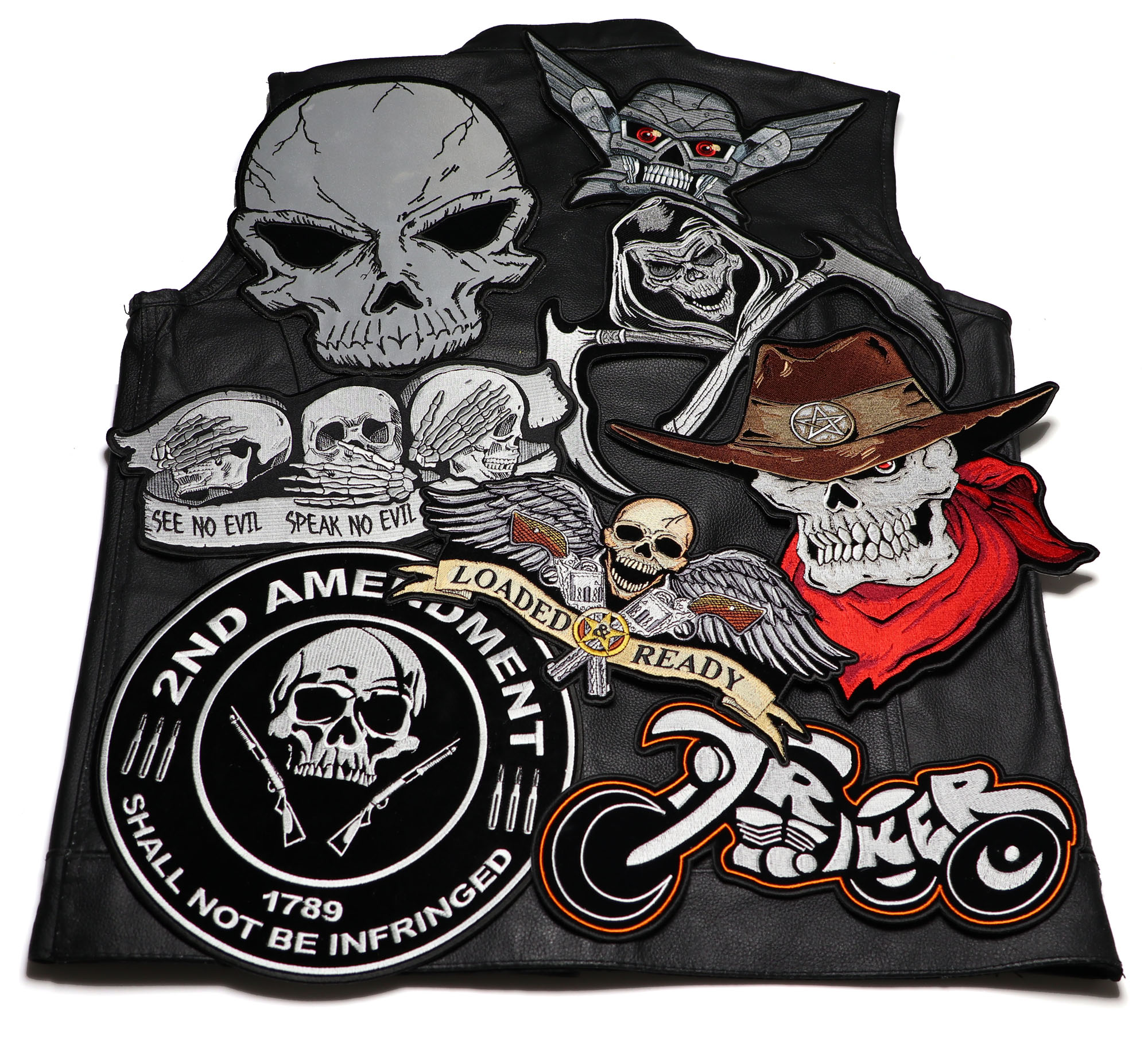 IN MEMORY OF ALL THOSE FREEDOM for Biker Motorcycle Vest Jacket Back Patches 10"