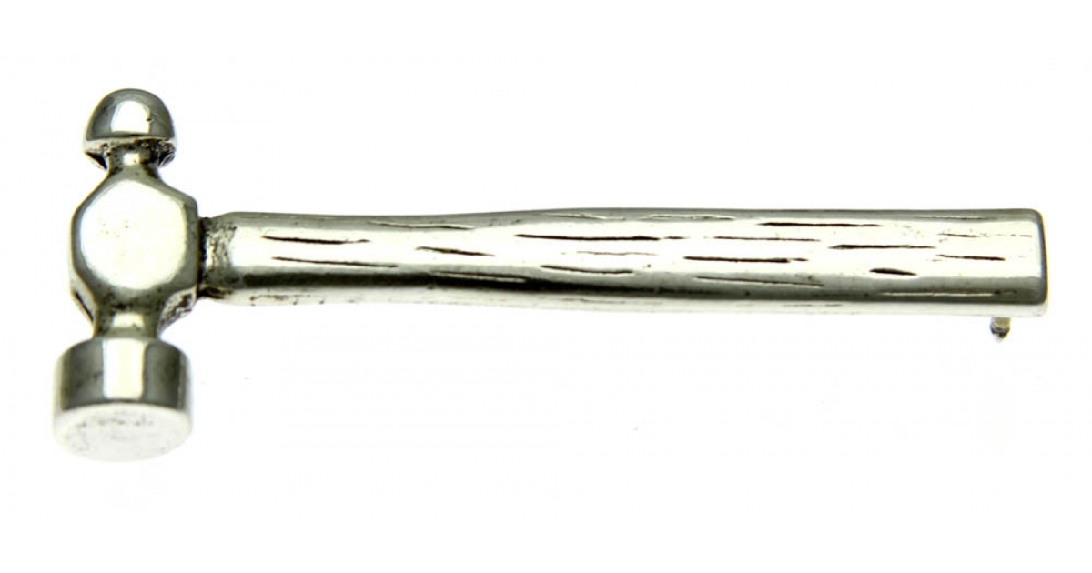 Silver Plated Hammer Pin Tools and weapons TheCheapPlace