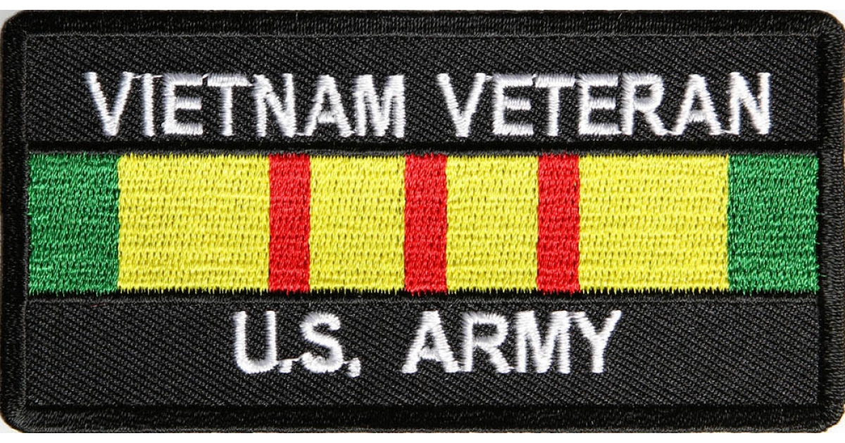 Vietnam Veteran Army Patch Rect Vietnam War Patches TheCheapPlace