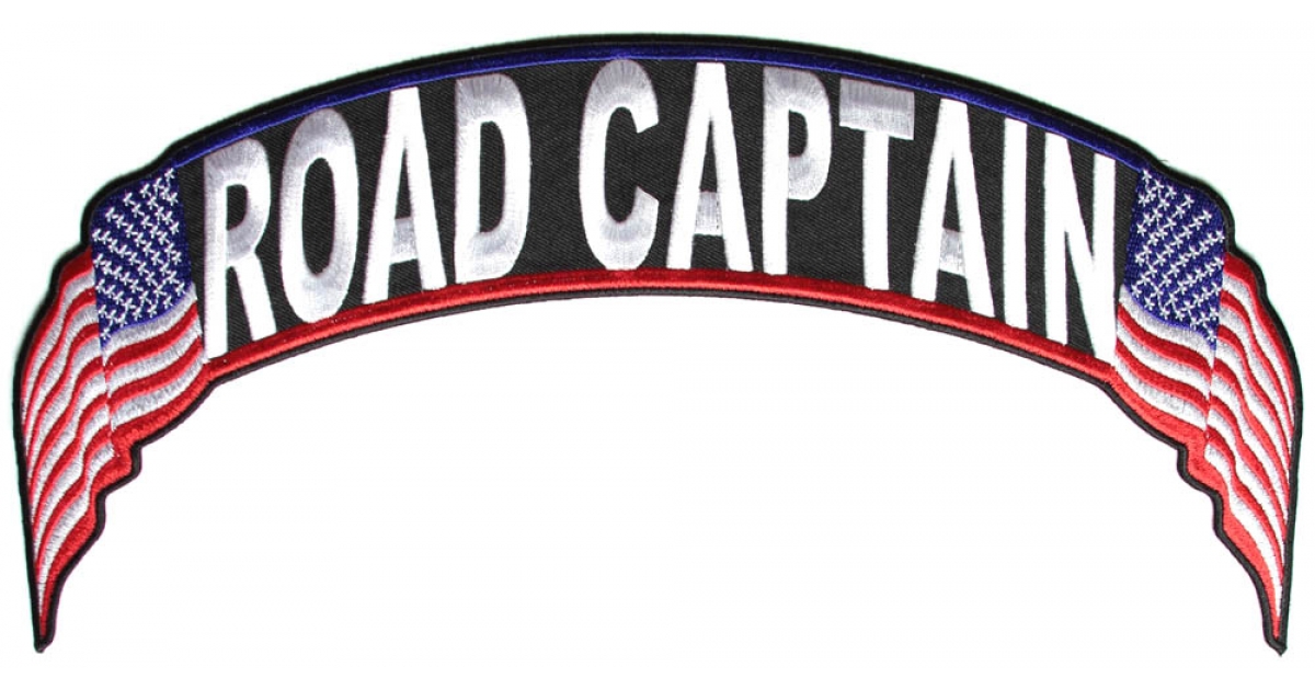 Road Captain Patch Large Back Patches by Ivamis Patches