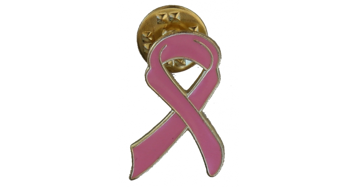 Pink Ribbon Pin by Ivamis Patches