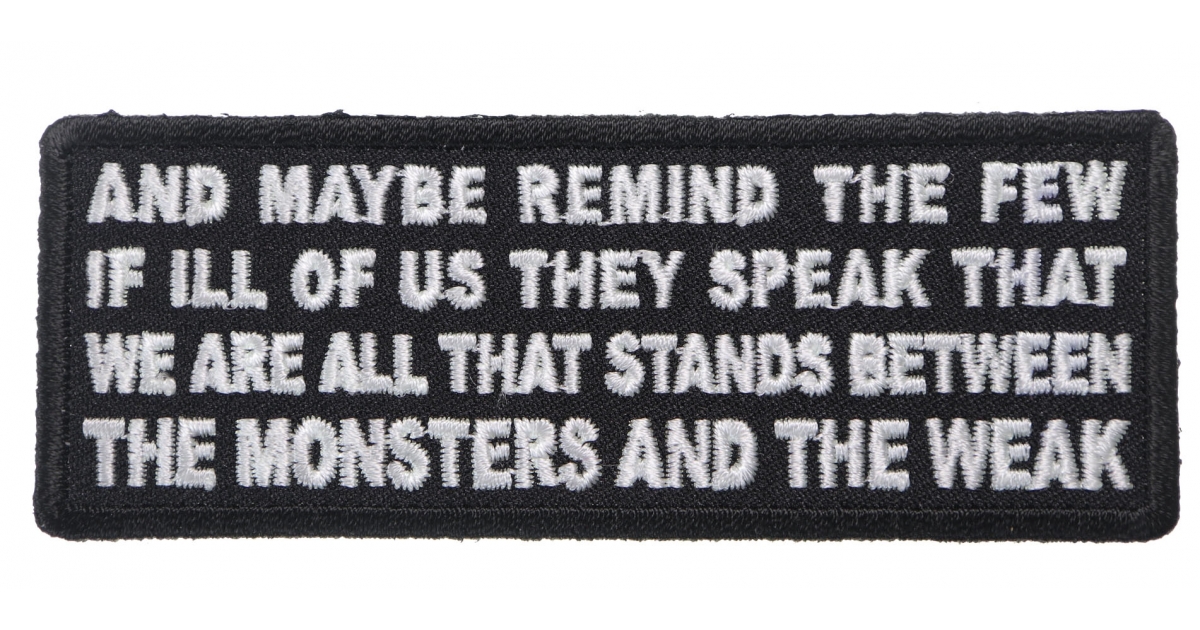 and maybe remind the few if ill and maybe remind the few if ill