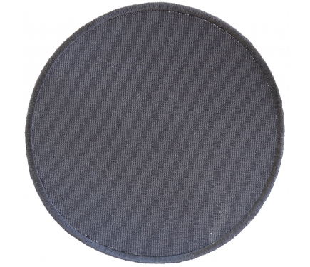 ROUND 10 GRAY BLANK sew on patch (4040) Large Blank Patches (H47)