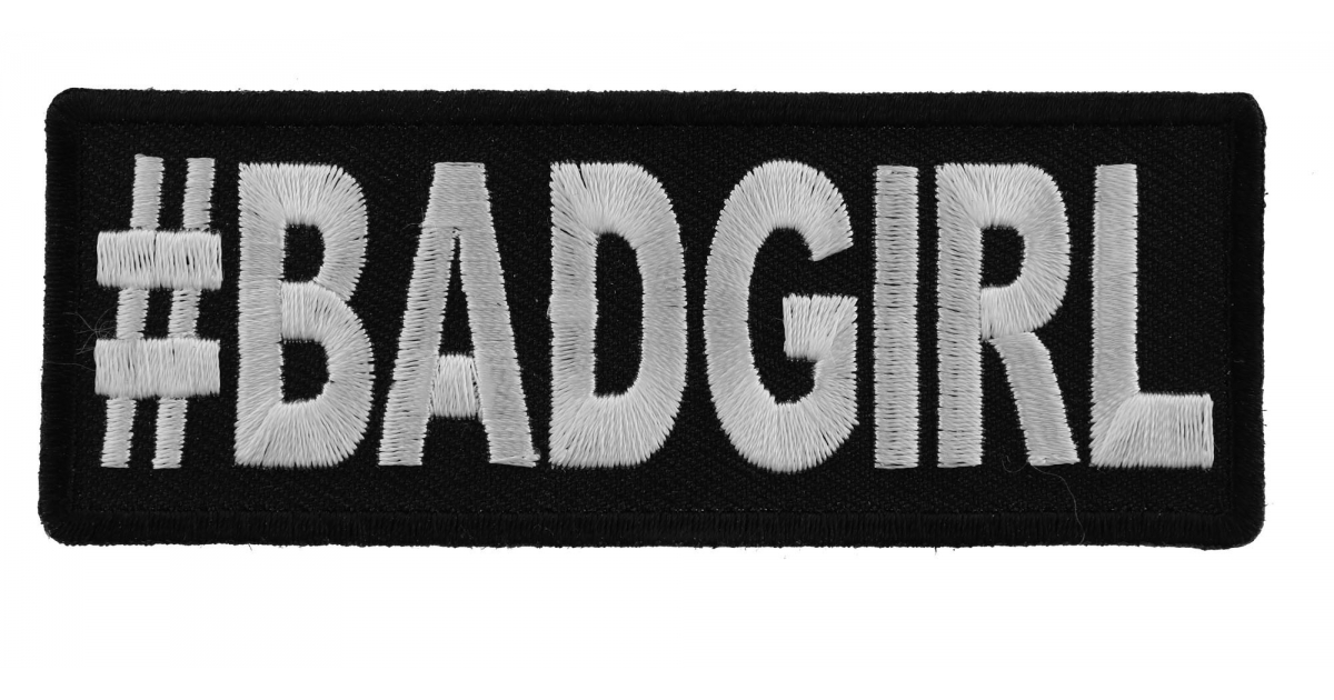 Hashtag Bad Girl Patch Hashtag Patches TheCheapPlace