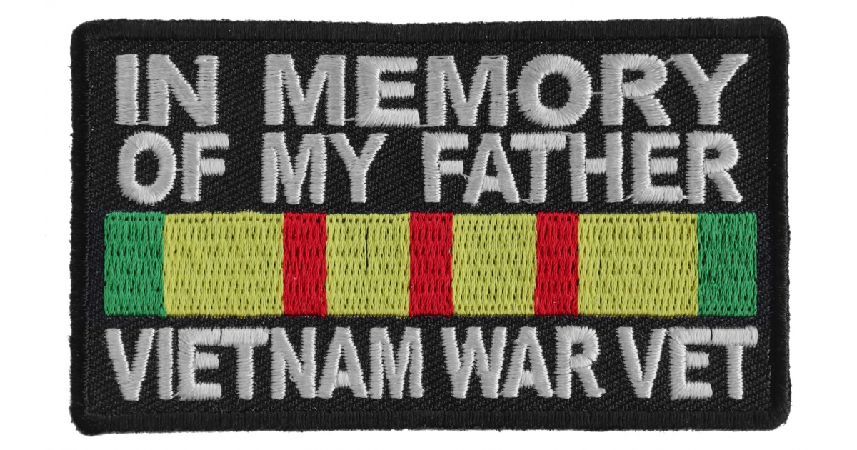 Yellow VIETNAM WAR VET Green Red and White Top Rocker Patch